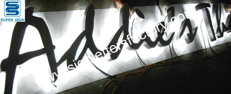 halo lit LED letter sign 13