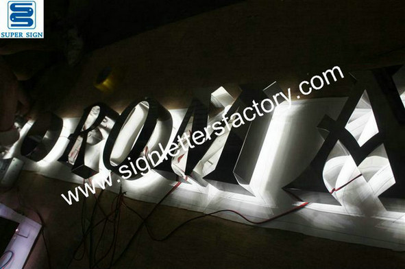 backlit LED exterior letter sign 15