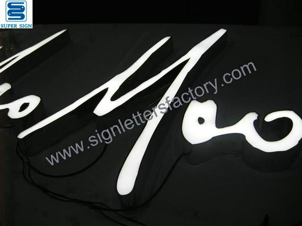 frontlit LED sign lettering 13
